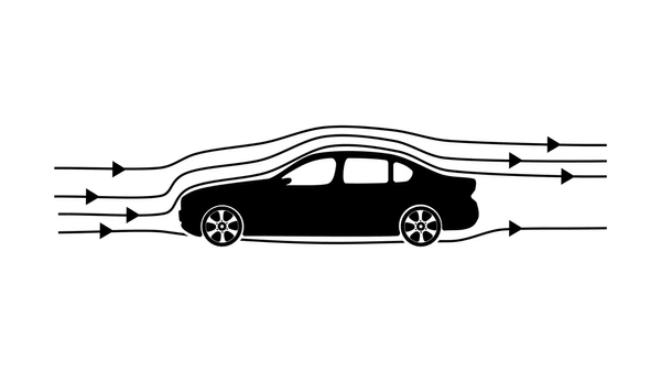 The Fascinating Science of Automobile : Beyond the Dealership Floor car aerodynamics black isolated silhouette 600nw 2564341827